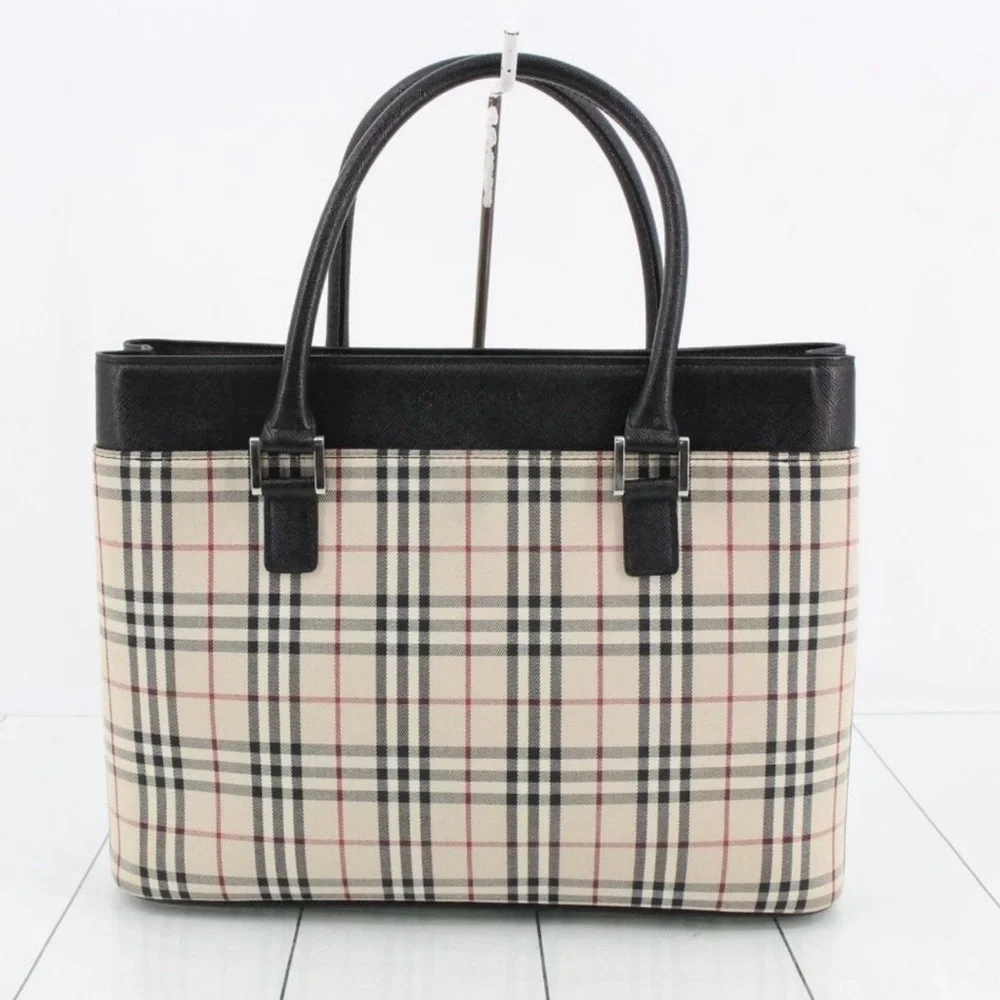 Burberry Beige House Nova Check
Small Tote With Dust Bag - Picture 1 of 12